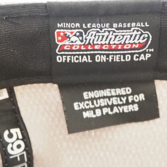 Fort Myers Mighty Mussels New Era Baseball Cap Hat Gray 59Fifty 7‎ 1/4 - Picture 6 of 8